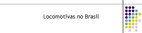 Locomotivas no Brasil